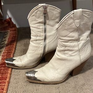 Brayden Western Boot in Bone - Free People